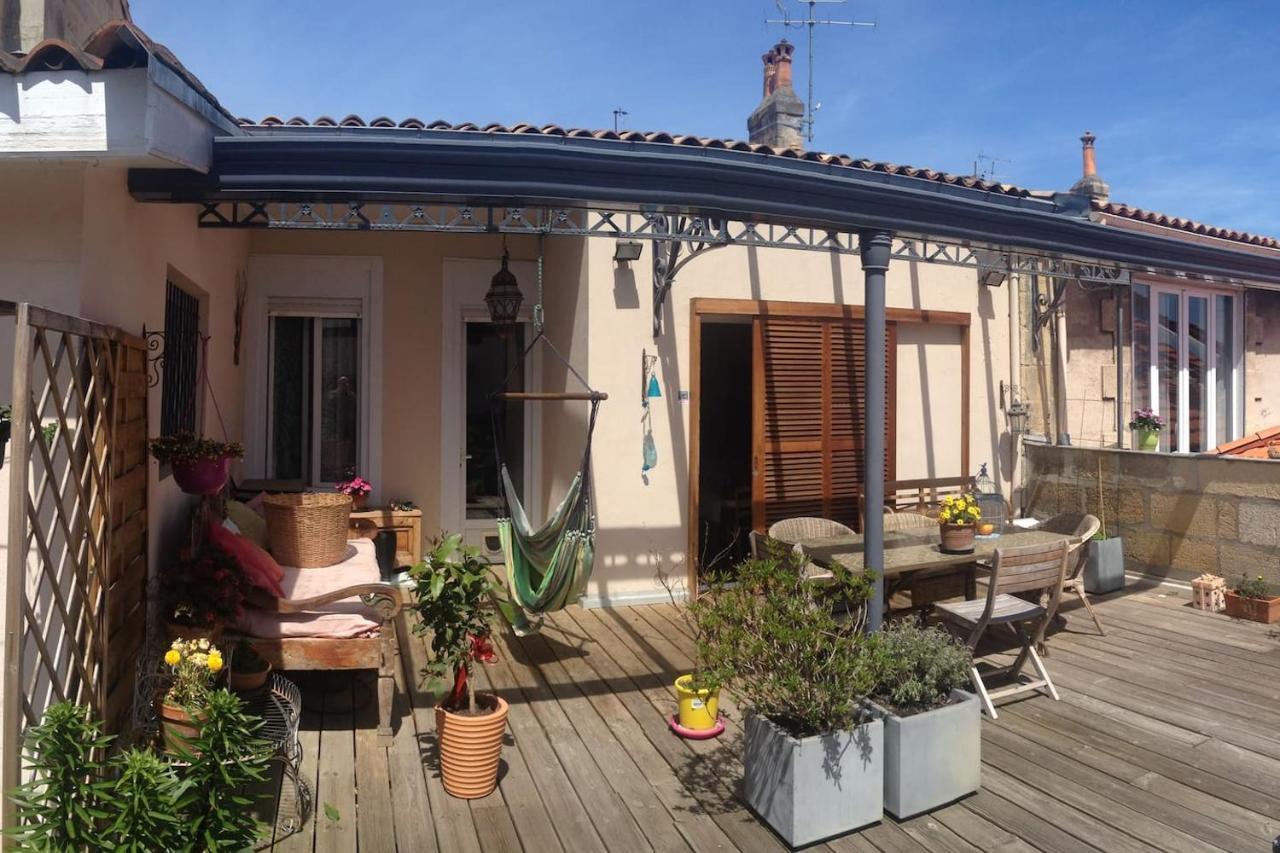 Calme , Proche Du Centre, Grande Terrasse, Petit Dejeuner Bordeaux Zewnętrze zdjęcie